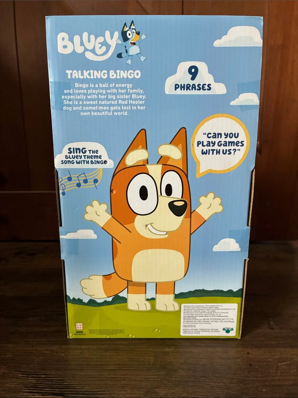 “Talking Bingo” Plush Toy — Bluey